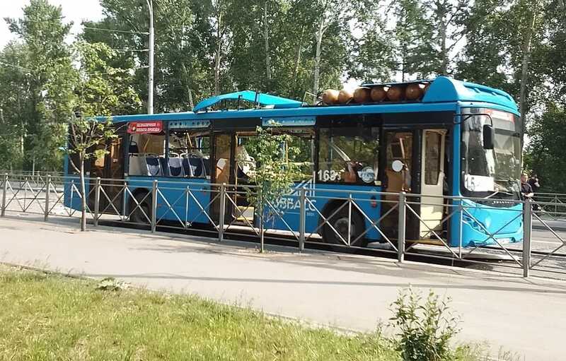 В Кемерове три человека пострадали в результате взрыва газа в пассажирском автобусе
